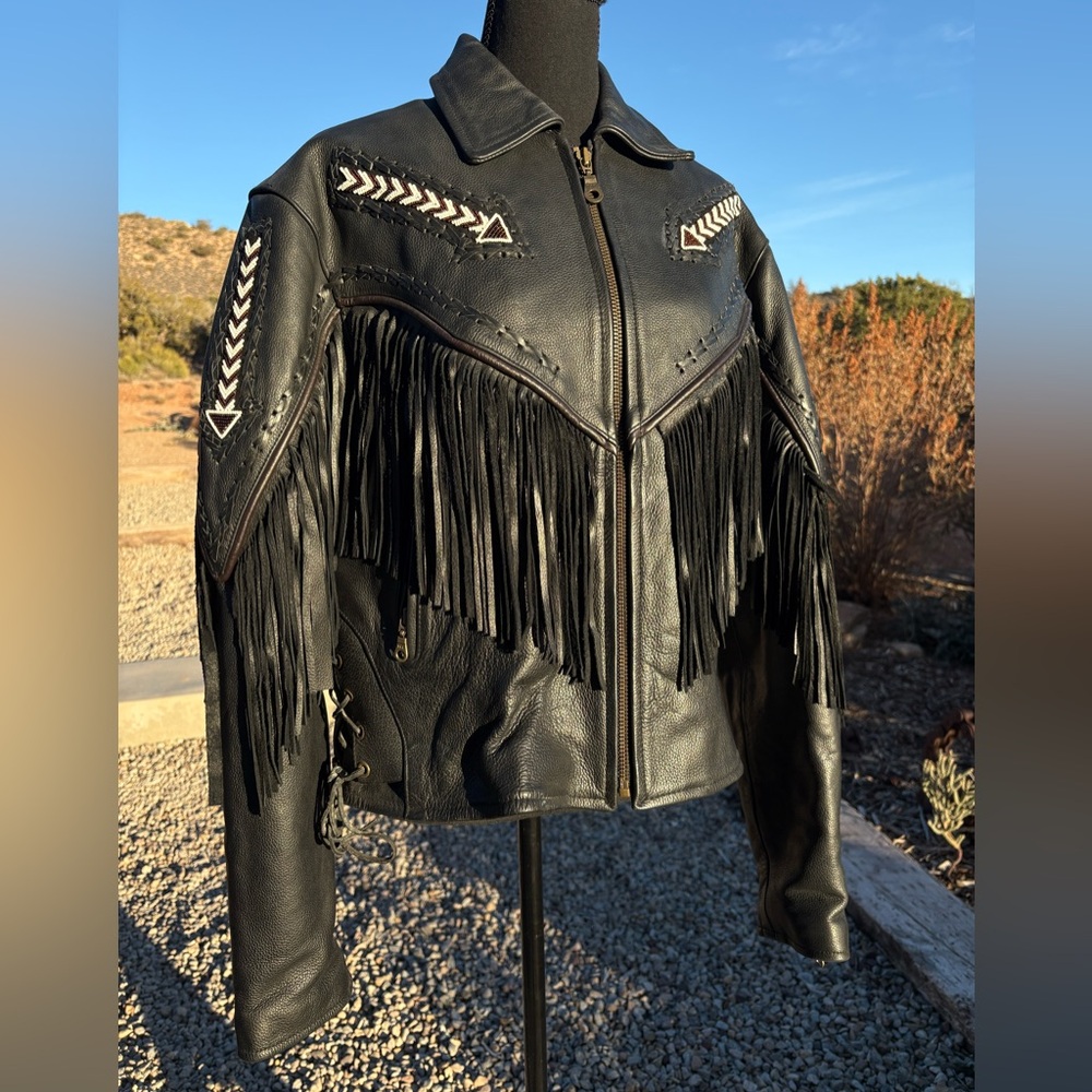 American Top Leather Motorcycle Jacket